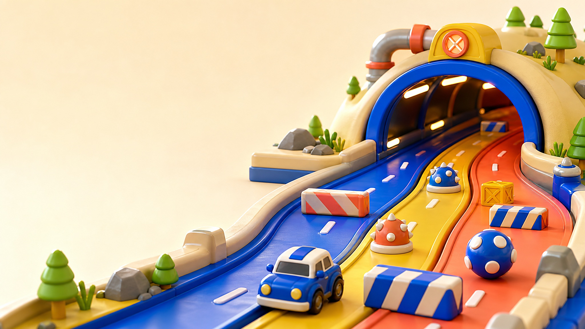 Arcade player backdrop for Tap Road