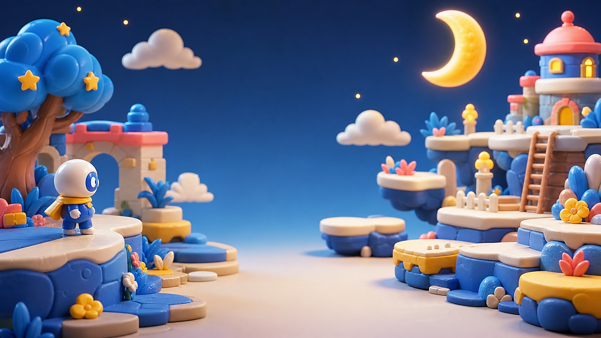 Adventure backdrop for Moonlit Platformer