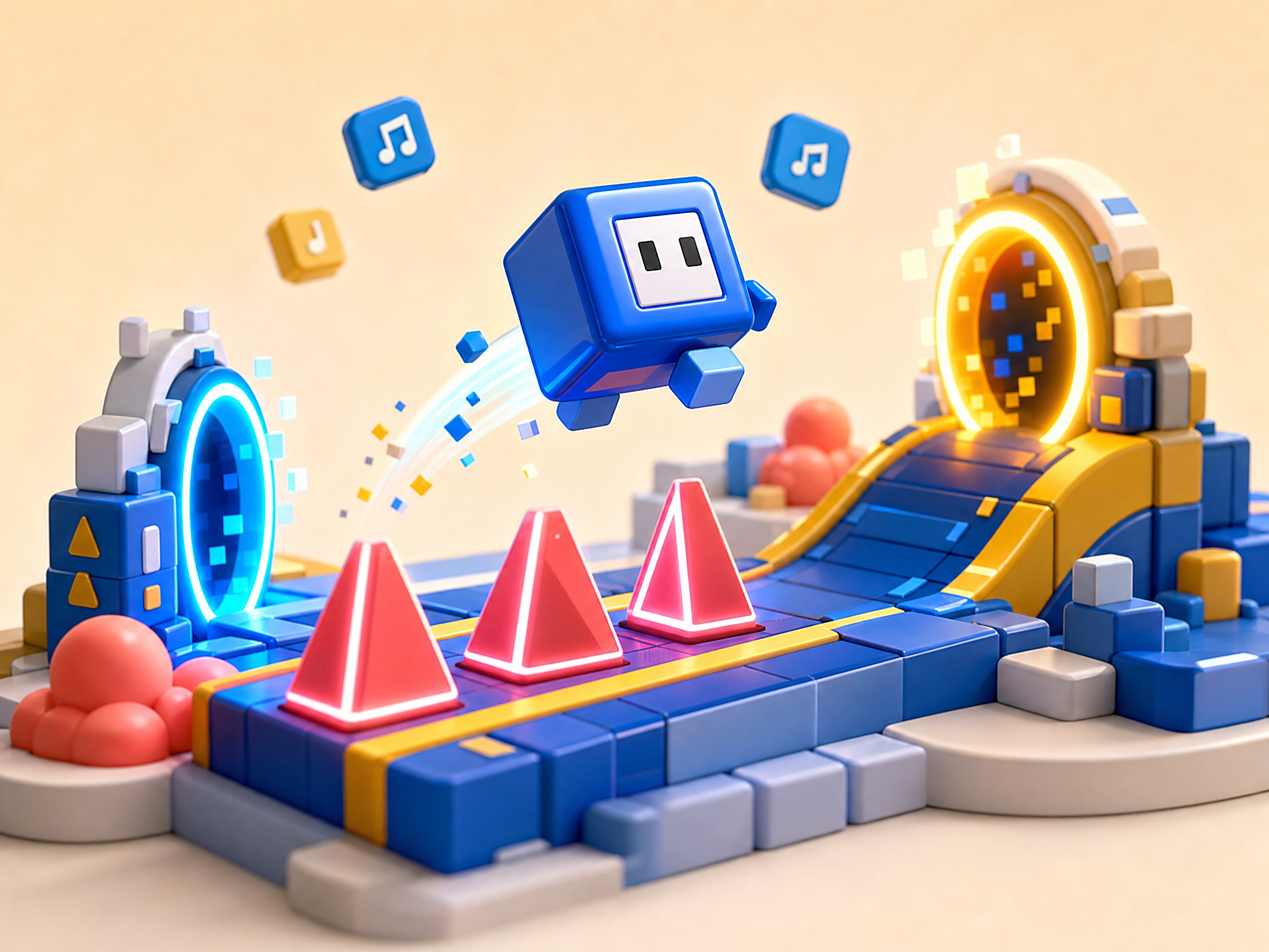 Geometry Dash Online cover art
