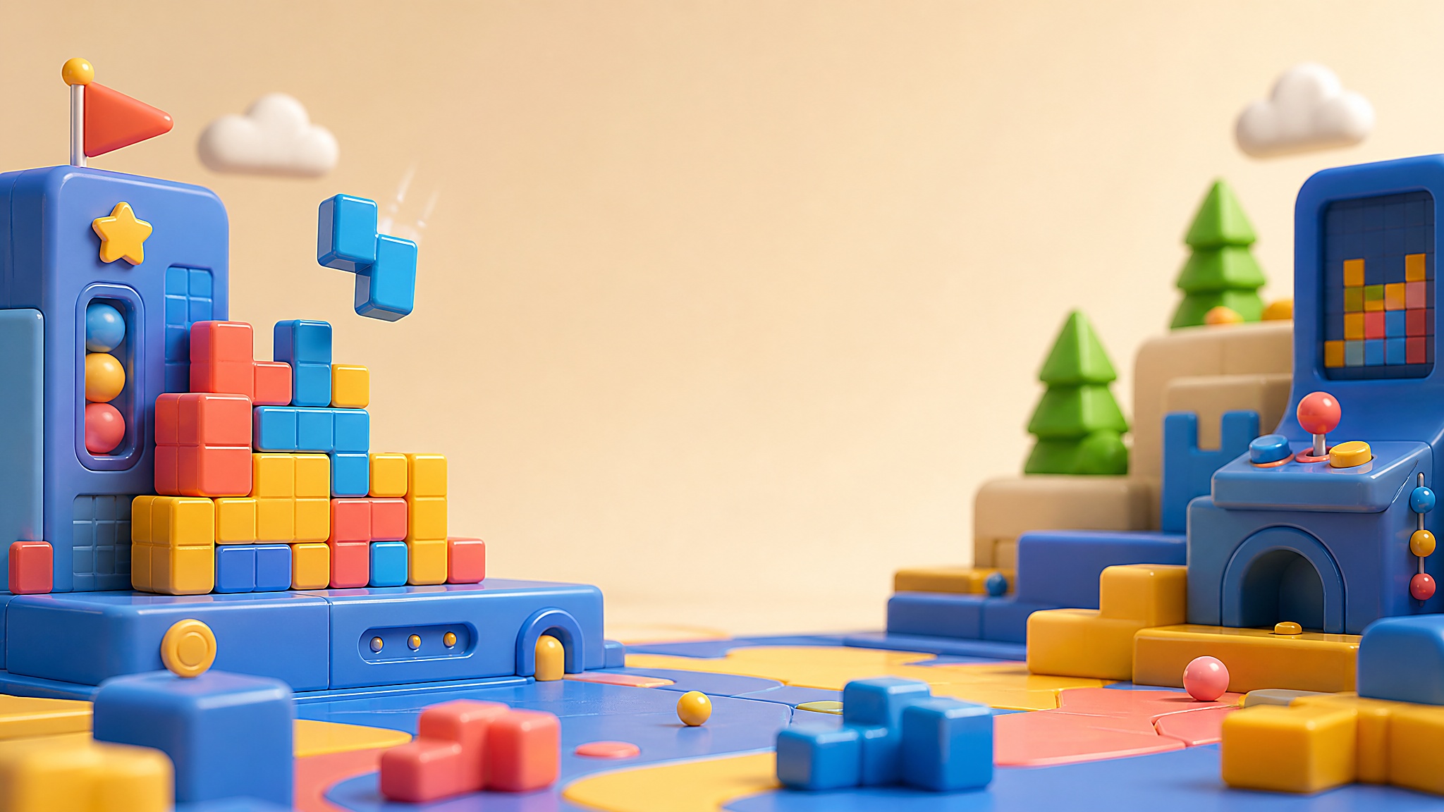 Falling Blocks (Tetris) player view